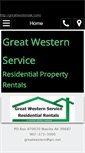 Mobile Screenshot of greatwesternak.com